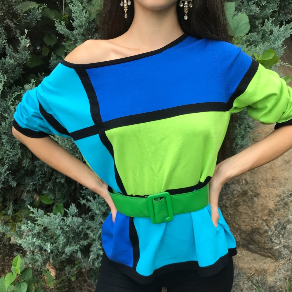 THE “MONDRIAN” SHIRT & BELT